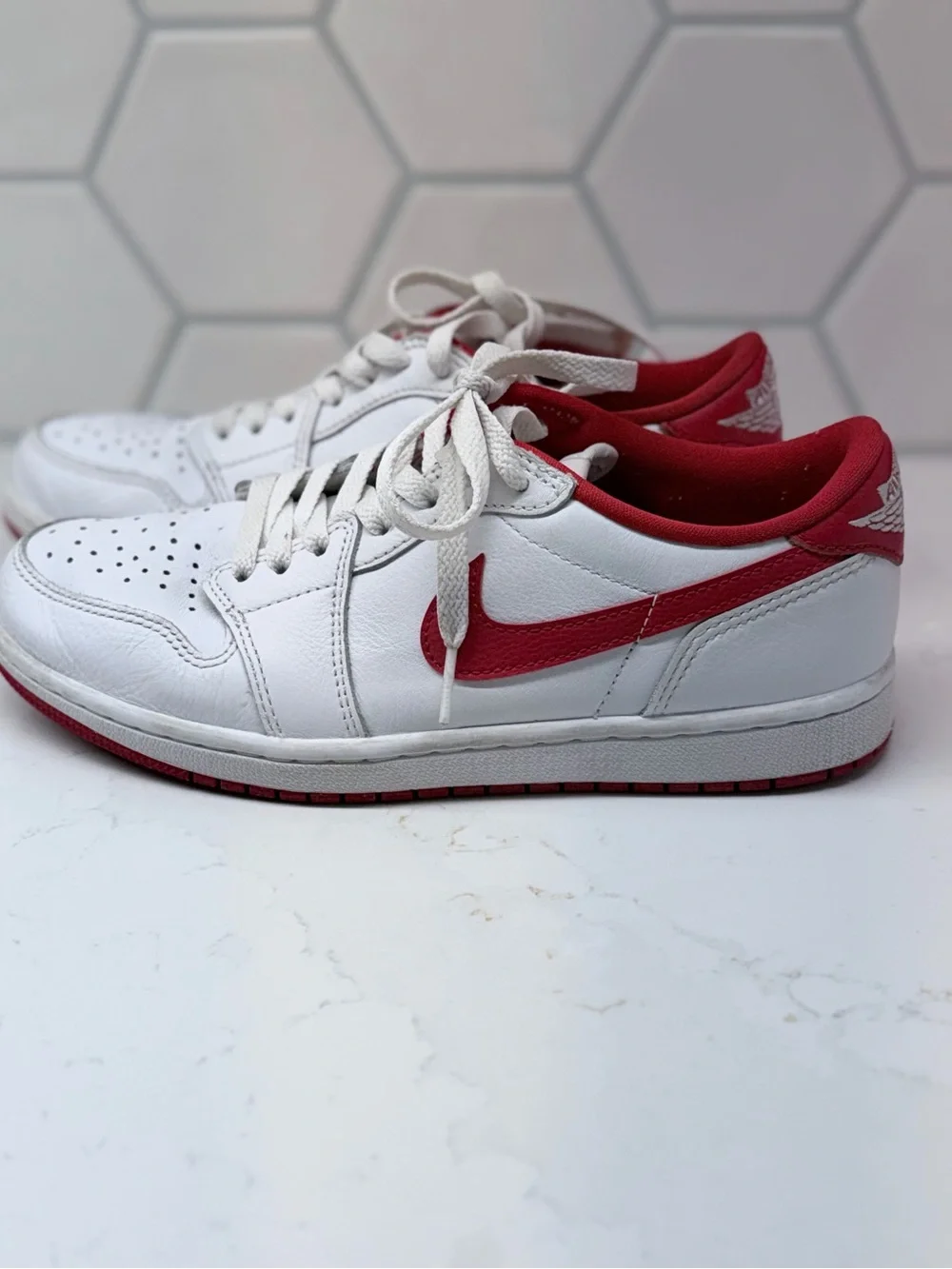 Nike Air Jordan 1 Low OG White “University Red